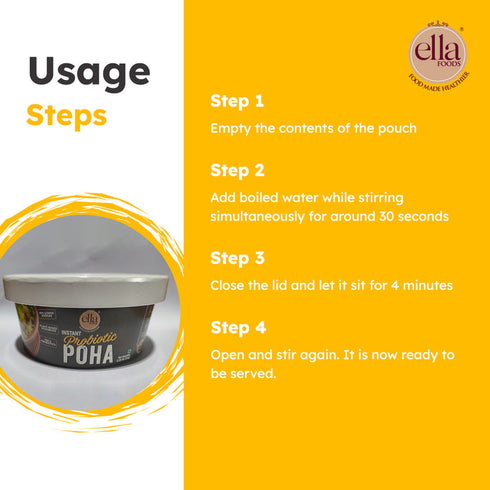 Ella Foods Instant Probiotic Poha
